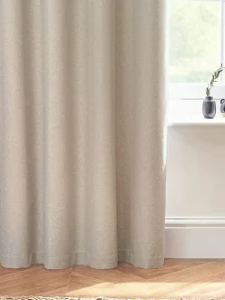 Furn . Linen Dawn 100% Blackout Thermal Eyelet Curtains Discount