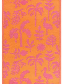 Furn Orange Pink Marula Tropical Outdoor/Indoor Rug Sale