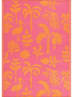 Furn Orange Pink Marula Tropical Outdoor/Indoor Rug Sale