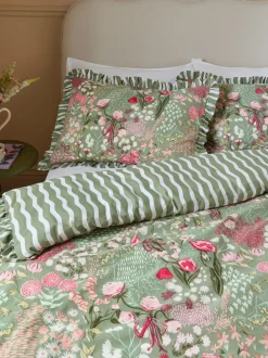 Furn Gardenia Reversable Duvet Cover Set Pink Forest Discount