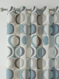 Fusion Sander Pair of Eyelet Curtains Duck Egg Online
