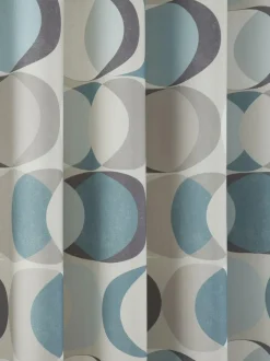 Fusion Sander Pair of Eyelet Curtains Duck Egg Online