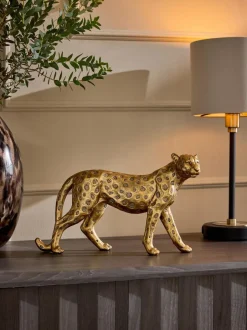 Next Gold Cheetah Ornament Hot