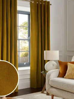 Next Gold Dark Matte Velvet Blackout/Thermal Curtains Best