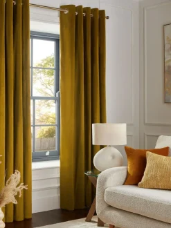 Next Gold Dark Matte Velvet Blackout/Thermal Curtains Best