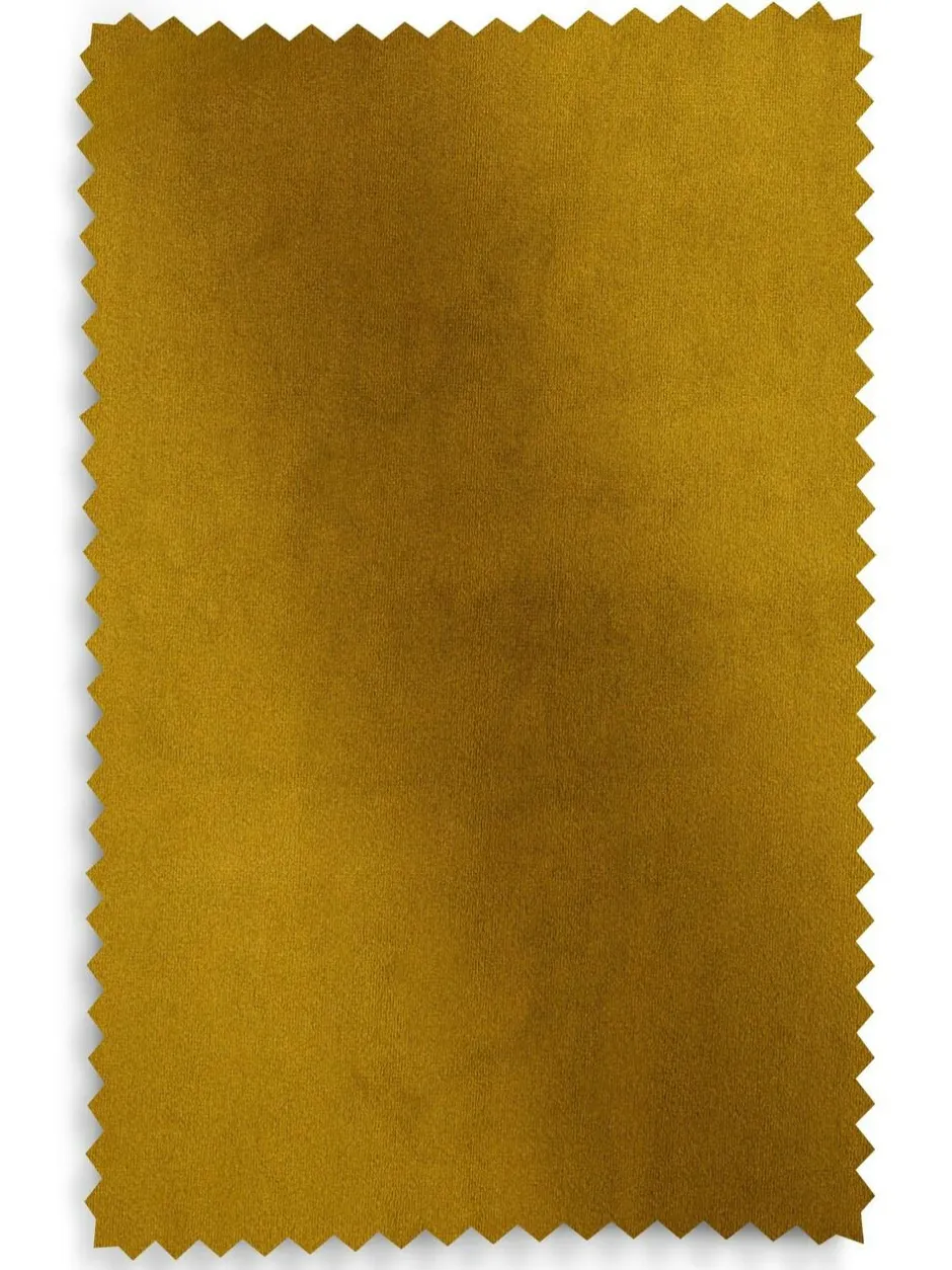 Next Gold Dark Matte Velvet Pencil Pleat Blackout/Thermal Curtains Outlet