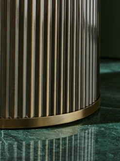 Next Gold Ribbed Bin Sale
