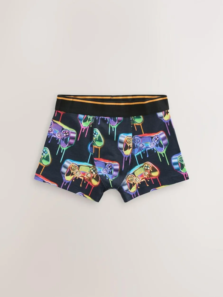 Next Boxers 5 Pack (2-16yrs) Grafitti Gamer Best