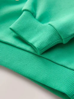 Next Green Cat Crew Neck Sweatshirt (3mths-7yrs) New