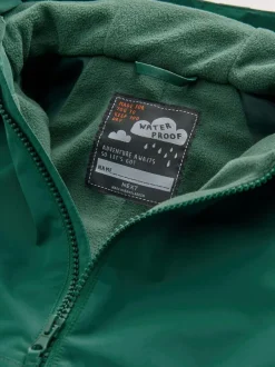 Next Green Crocodile Waterproof Fleece Lined Puddlesuit (3mths-7yrs) Clearance
