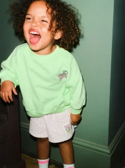 Next Green Daisy Duck Shorts Set (3mths-7yrs) Sale