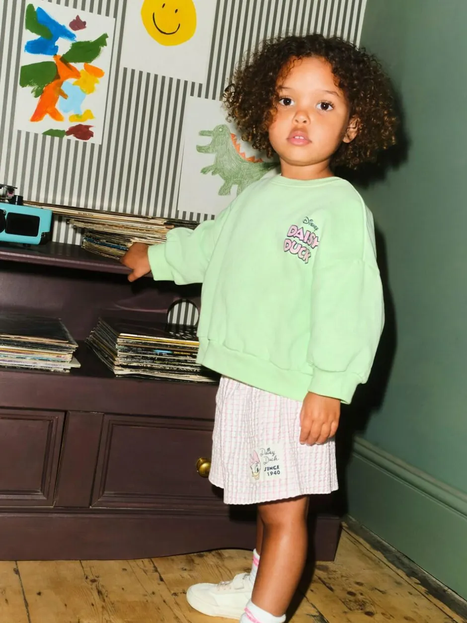 Next Green Daisy Duck Shorts Set (3mths-7yrs) Sale
