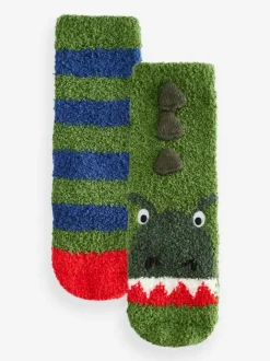 Next Green Dinosaur Cosy Socks 2 Pack Best