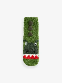 Next Green Dinosaur Cosy Socks 2 Pack Best