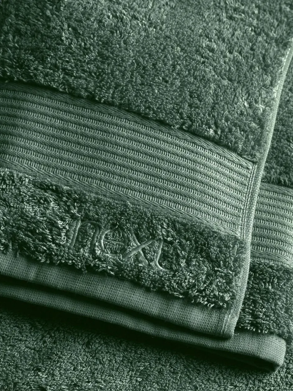 Next Green Forest Egyptian Cotton Towel Outlet