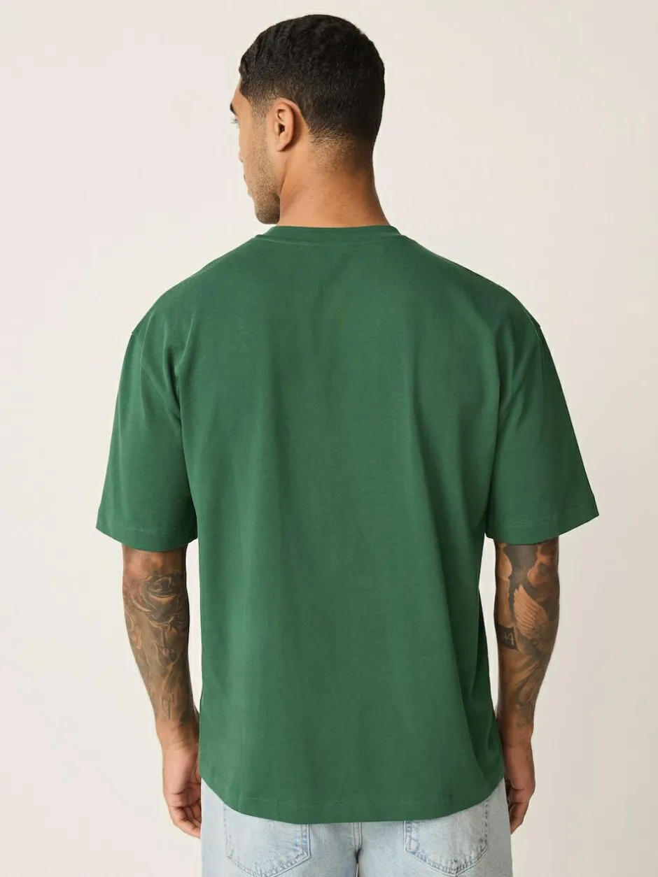 Next Green Forest Relaxed Fit Heavyweight T-Shirt Outlet