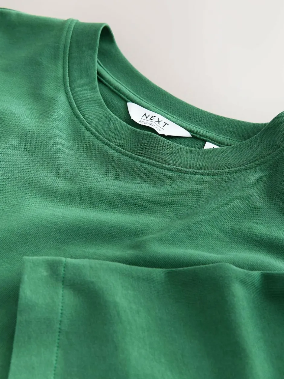 Next Green Forest Relaxed Fit Heavyweight T-Shirt Outlet