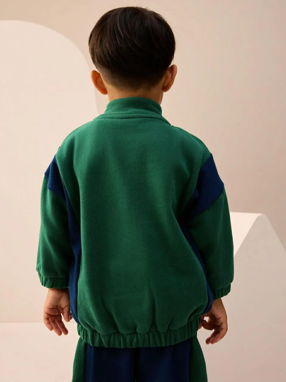 Next Half Zip Top and Joggers Set (3mths-7yrs) Green