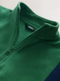 Next Half Zip Top and Joggers Set (3mths-7yrs) Green