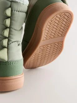 Next Green Khaki Dino Thermal Thinsulate™ Lined Quilted Water Resistant Boots Sale