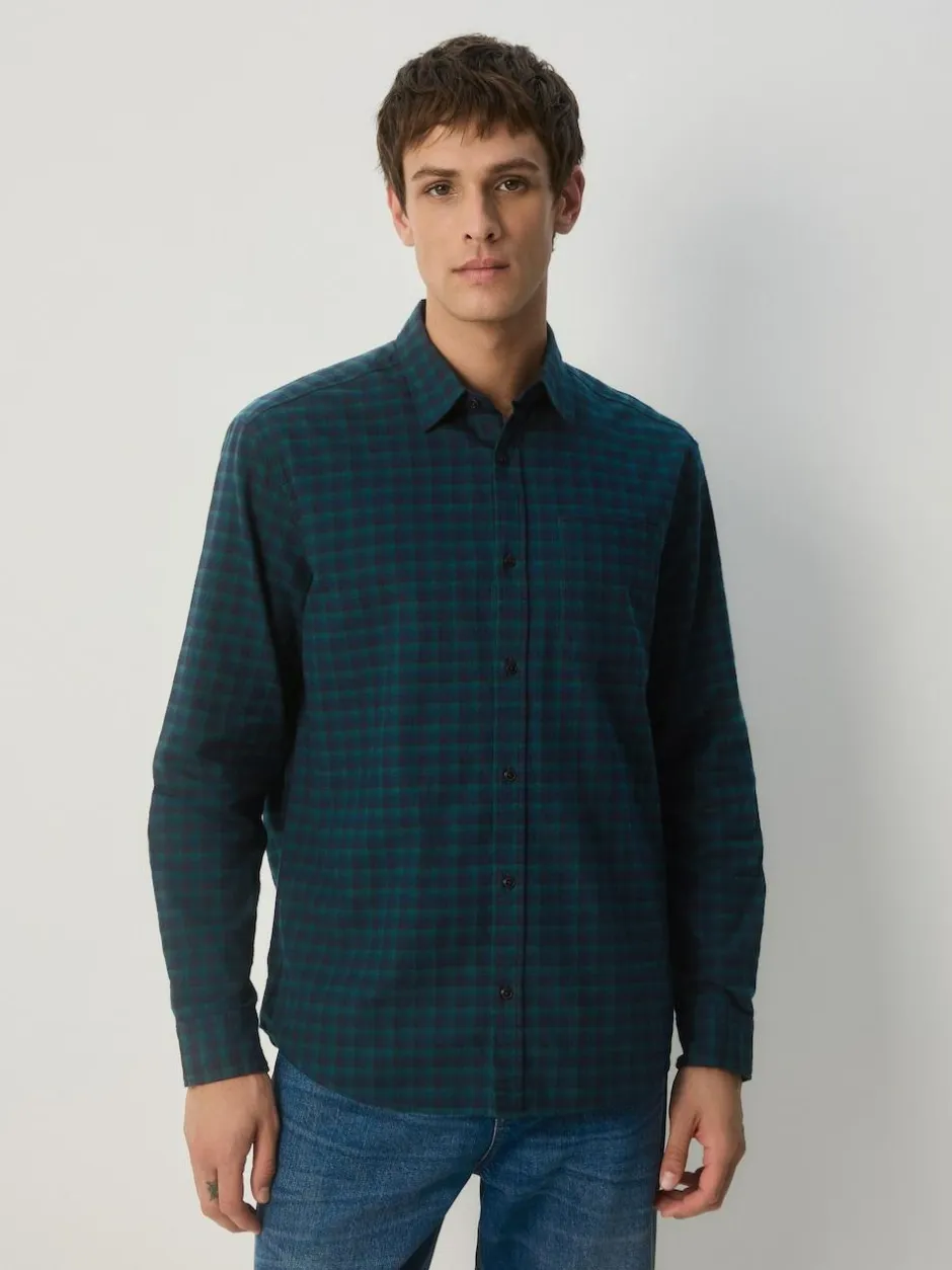 Next Green Long Sleeve Check Shirt Best