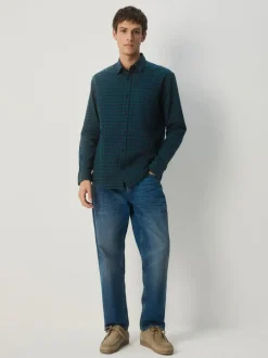 Next Green Long Sleeve Check Shirt Best