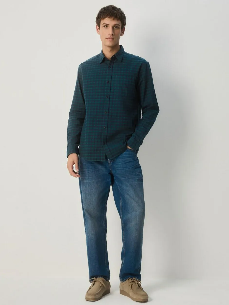 Next Green Long Sleeve Check Shirt Best