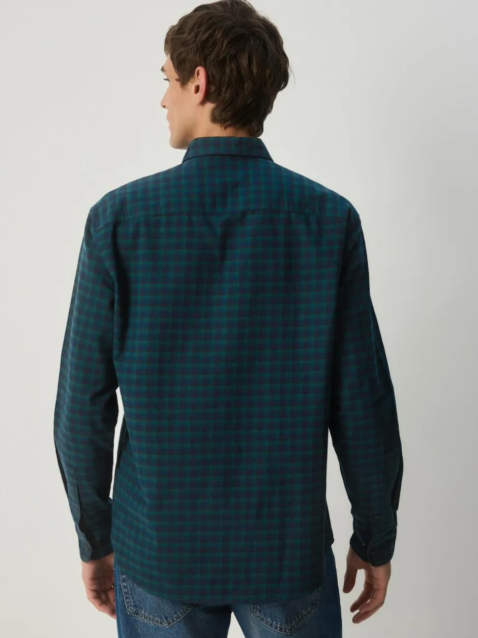 Next Green Long Sleeve Check Shirt Best