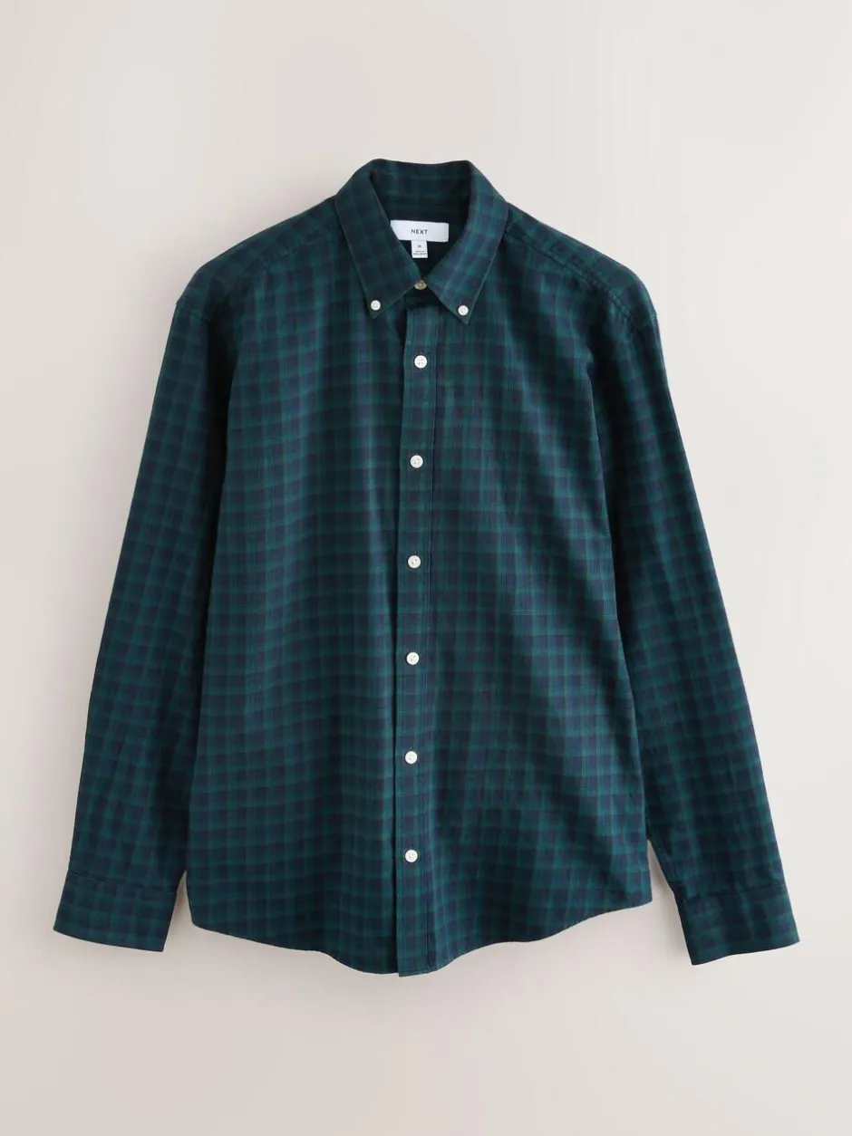 Next Green Long Sleeve Check Shirt Best