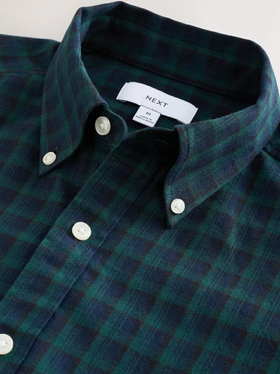 Next Green Long Sleeve Check Shirt Best