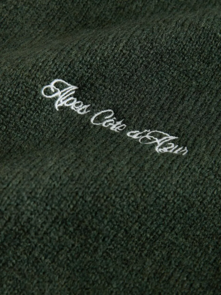 Next Regular Fit Embroidered Chest Motif Cardigan Green Sale