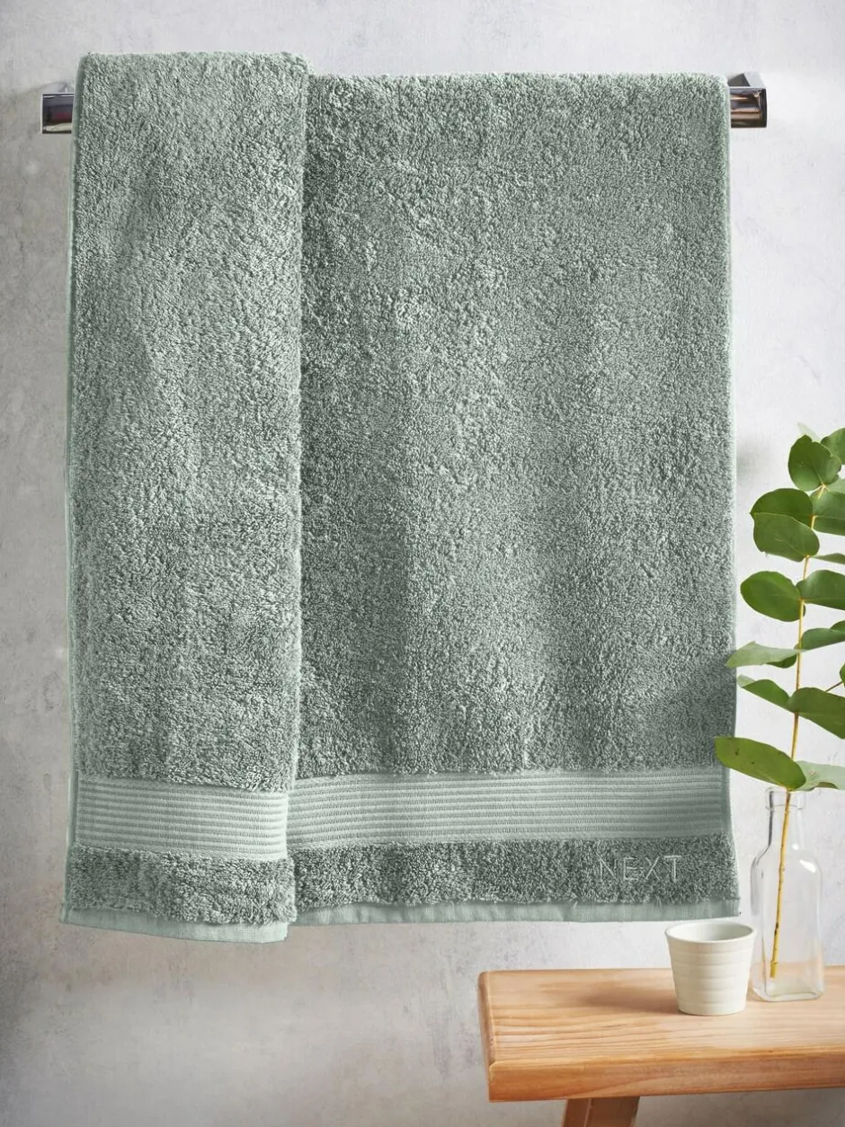 Next Green Sage Light Egyptian Cotton Towel Hot