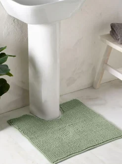 Next Green Sage Mid Bobble Pedestal Mat