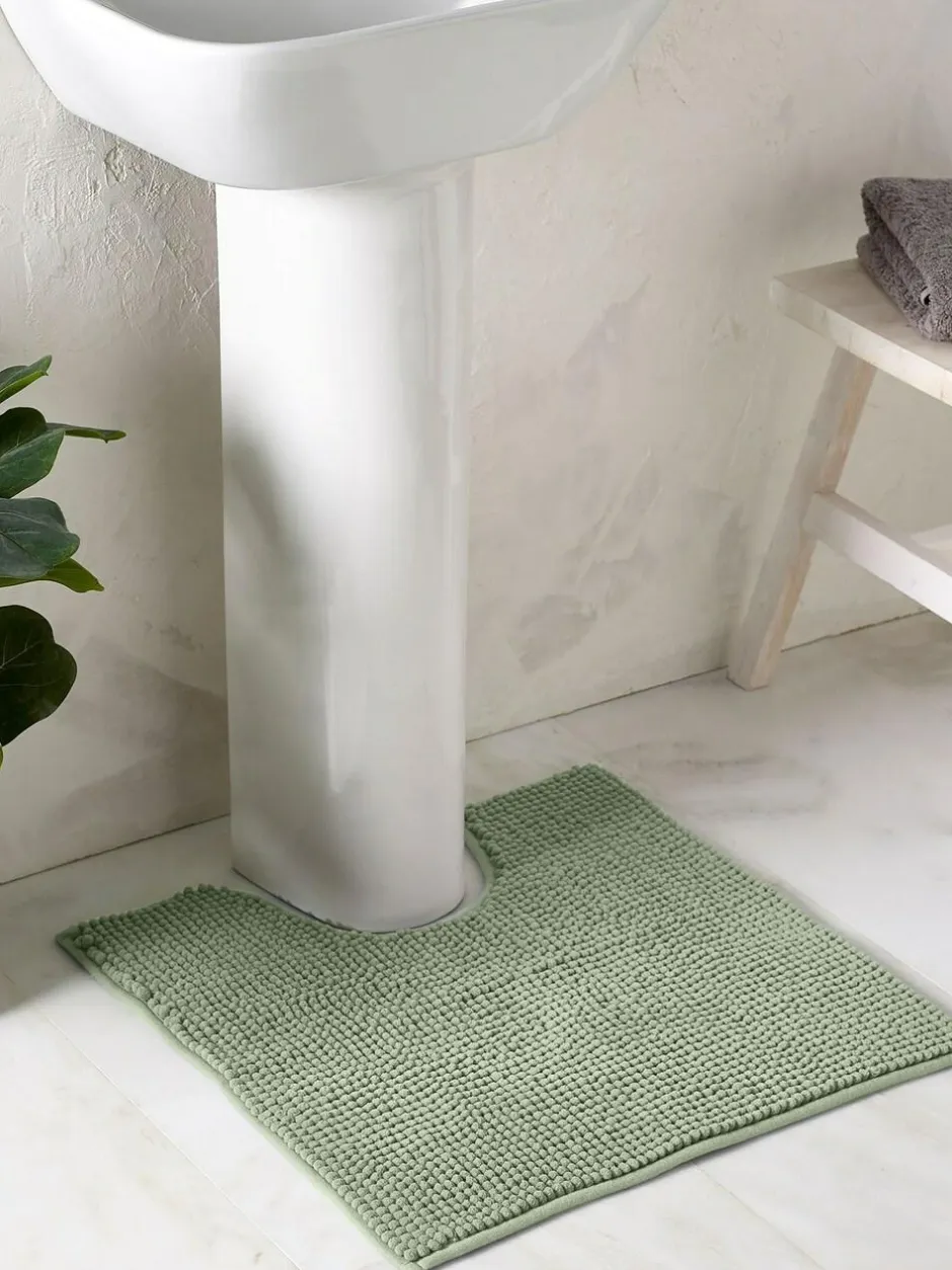Next Green Sage Mid Bobble Pedestal Mat
