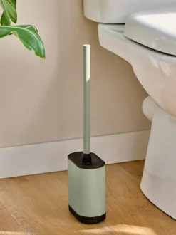 Next Green Sage Slimline Silicone Toilet Brush Best