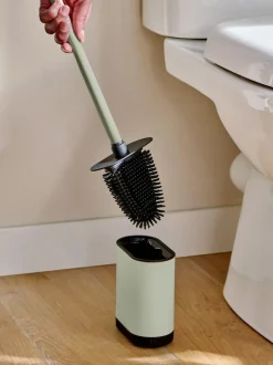 Next Green Sage Slimline Silicone Toilet Brush Best