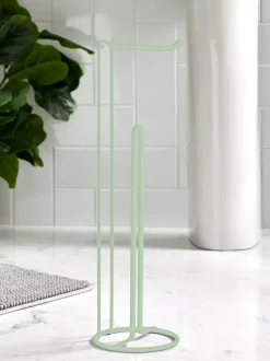 Next Green Sage Wire Toilet Roll Holder Clearance