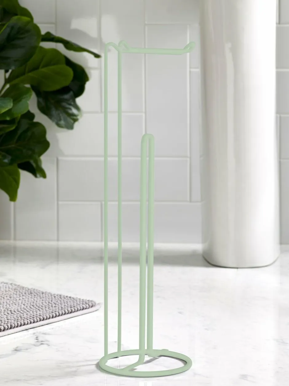 Next Green Sage Wire Toilet Roll Holder Clearance