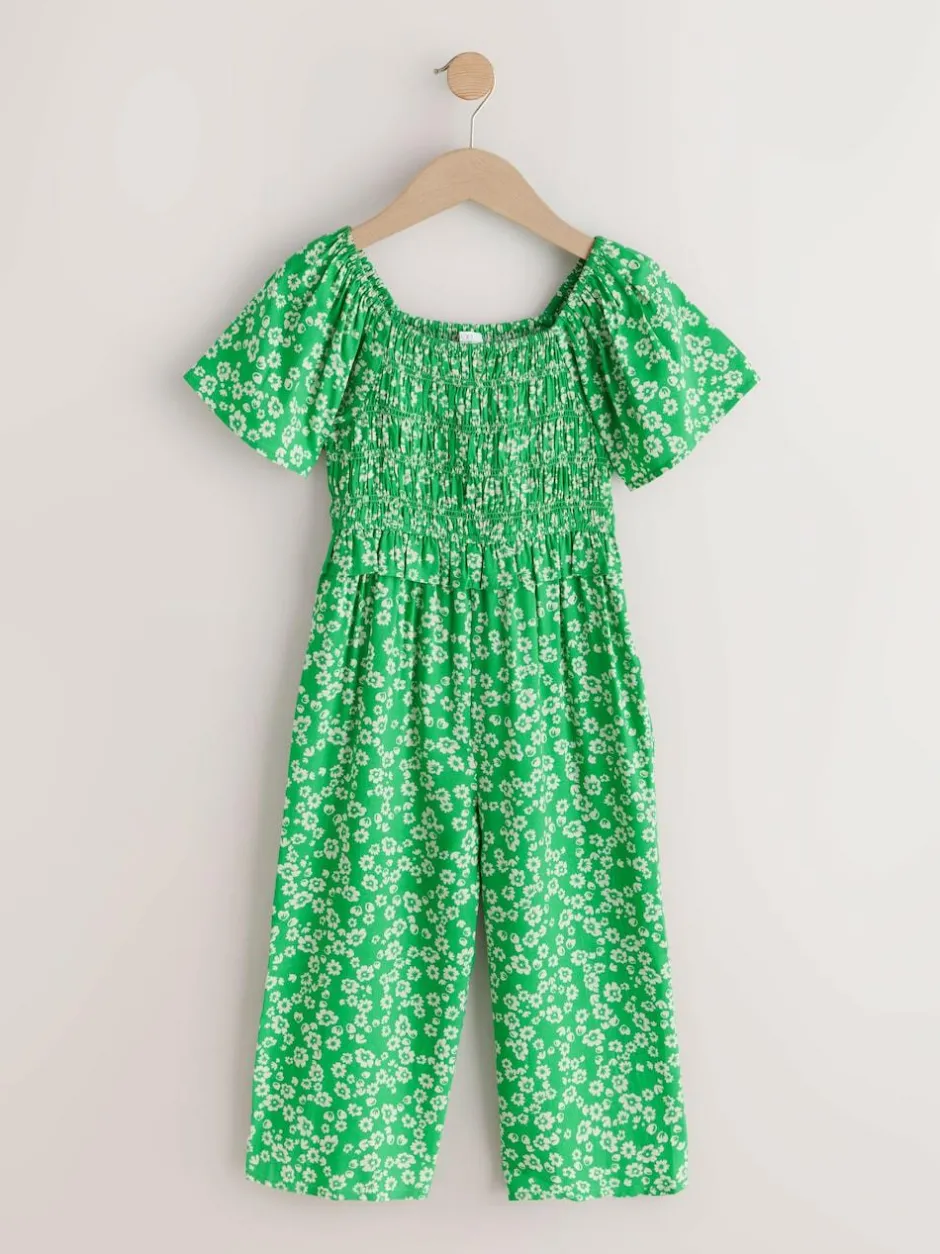 Next Green Shirred Jumpsuit (3-16yrs) Sale