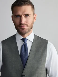Next Green Signature Nova Fides Wool Waistcoat Clearance