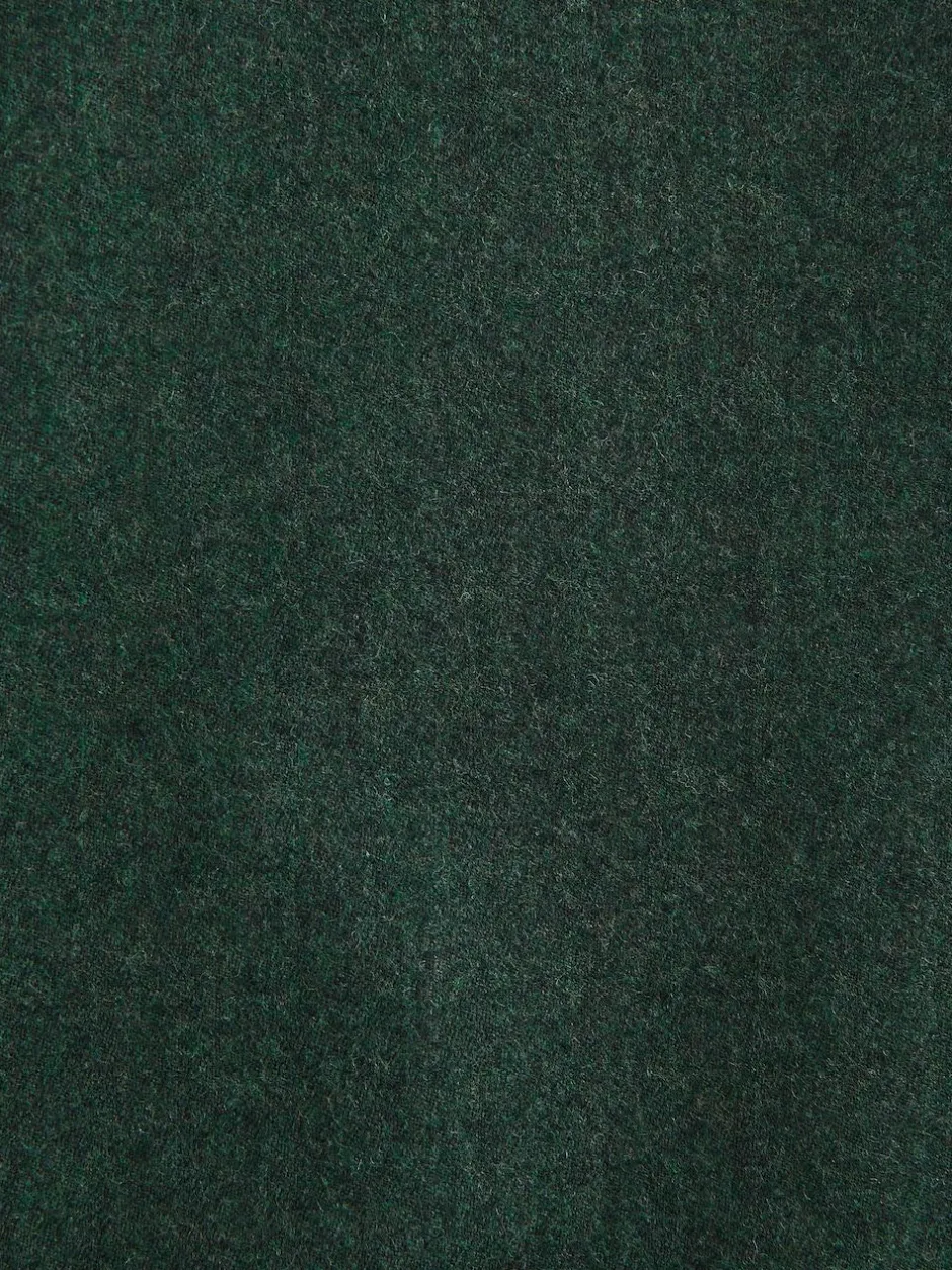 Next Signature Zignone Italian Wool Cashmere Blend Flannel Suit Waistcoat Green