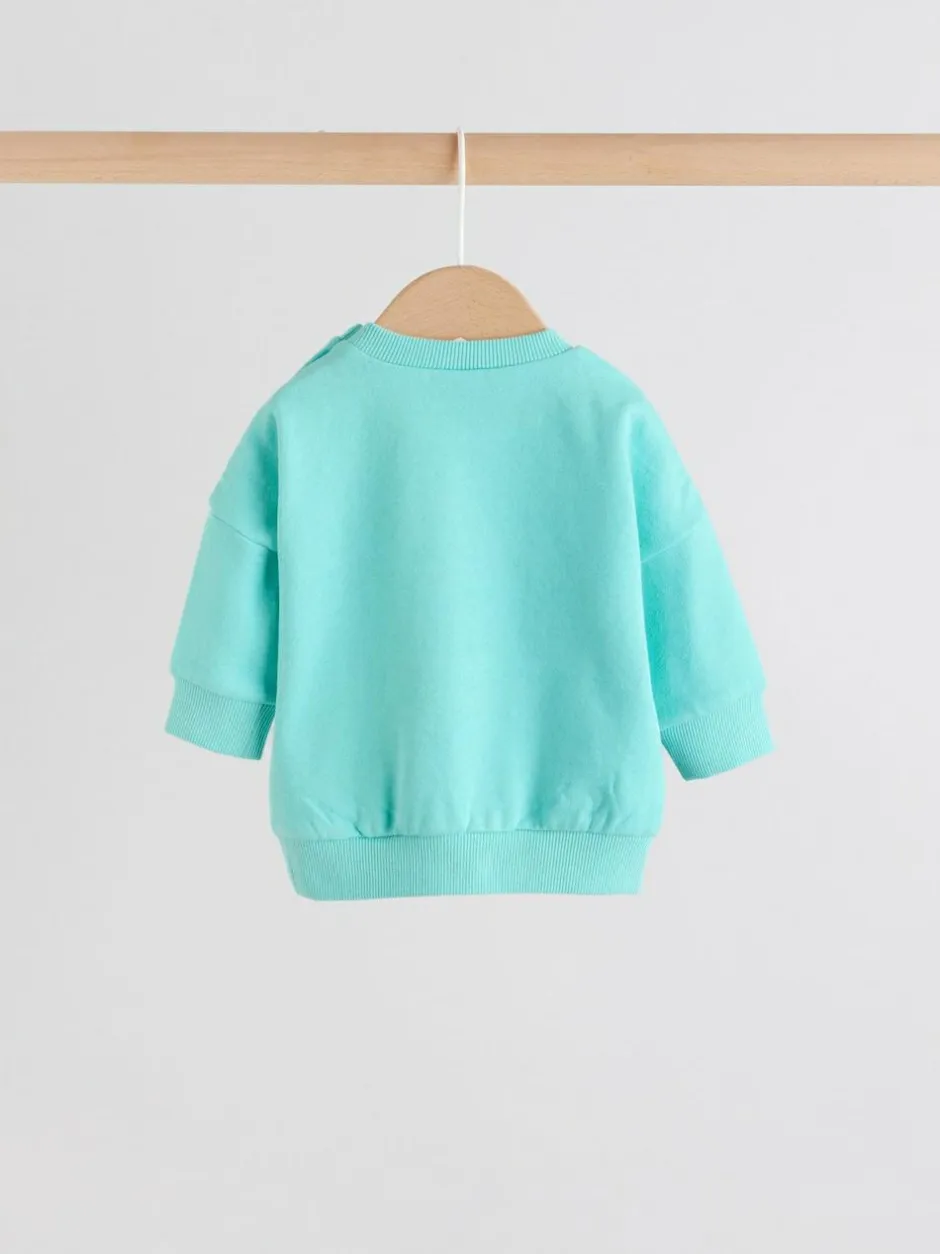 Next Sweat Top and Joggers Baby Set (0mths-2yrs) (0mths-2yrs) Green Best