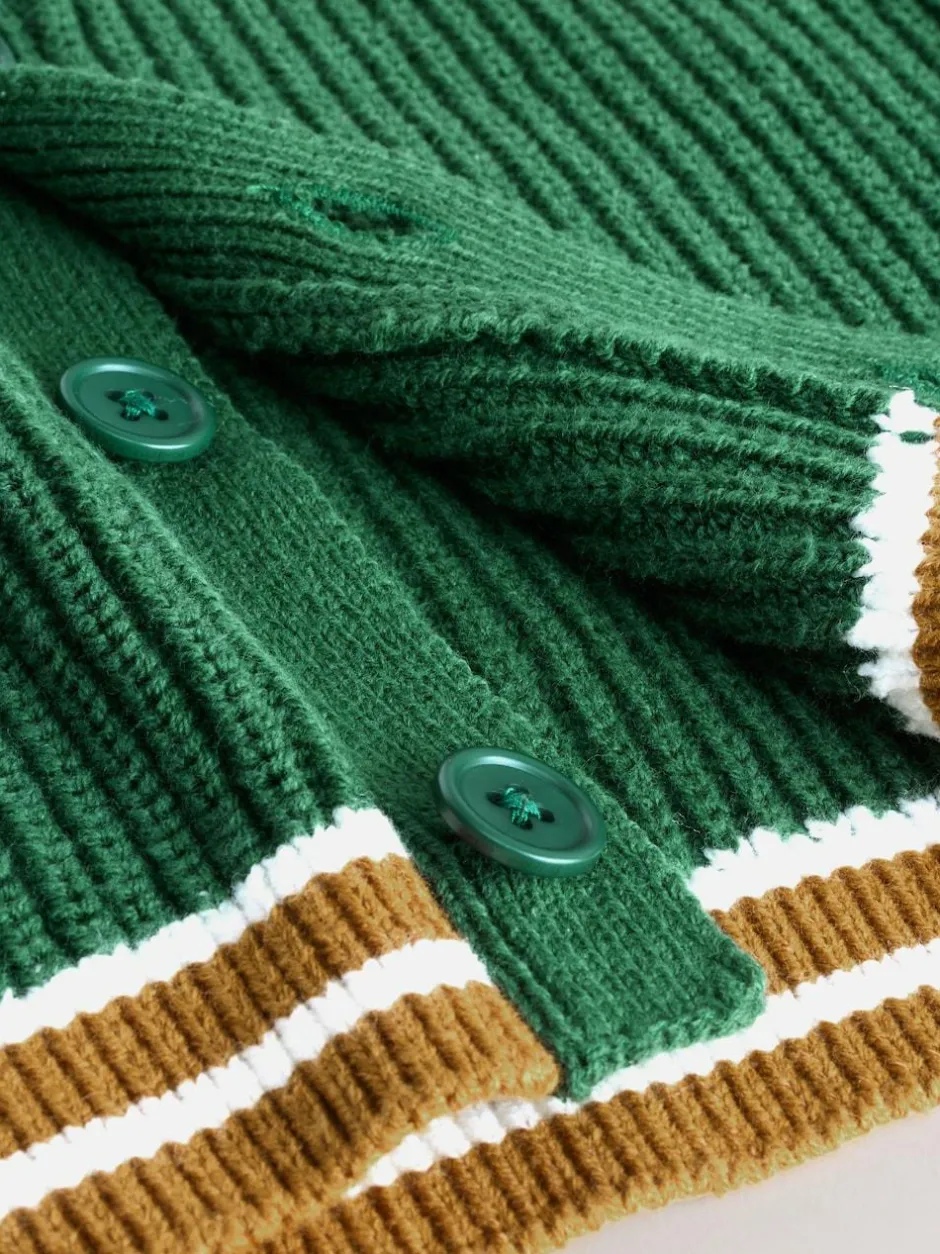 Next Green Varsity Character Cardigan (3mths-7yrs) Discount