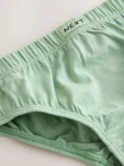 Next 100% Cotton Briefs 7 Pack (1.5-16yrs) Green/Blue Hot