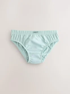 Next 100% Cotton Briefs 7 Pack (1.5-16yrs) Green/Blue Hot