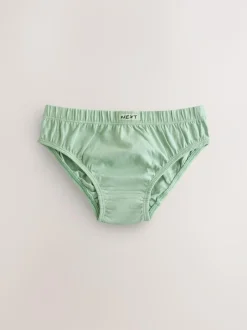 Next 100% Cotton Briefs 7 Pack (1.5-16yrs) Green/Blue Hot