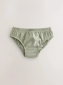 Next 100% Cotton Briefs 7 Pack (1.5-16yrs) Green/Blue Hot