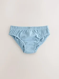 Next 100% Cotton Briefs 7 Pack (1.5-16yrs) Green/Blue Hot