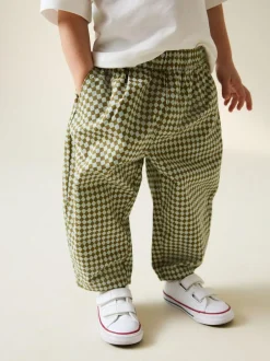 Next Barrel Pull On Trousers (3mths-7yrs) (3mths-7yrs) Green/Blue Mini Harlequin Sale