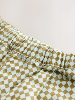 Next Barrel Pull On Trousers (3mths-7yrs) (3mths-7yrs) Green/Blue Mini Harlequin Sale